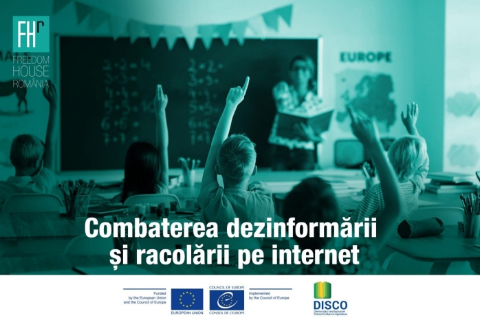 „Combaterea dezinformării și racolării pe internet”. Un proiect implementat de Freedom House România.