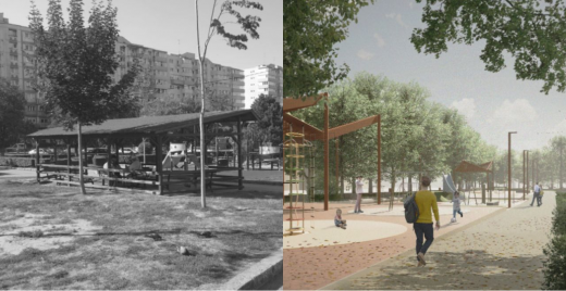 Cum va arăta Parcul Primăverii? Zona va fi de nerecunoscut după modernizare. GALERIE FOTO