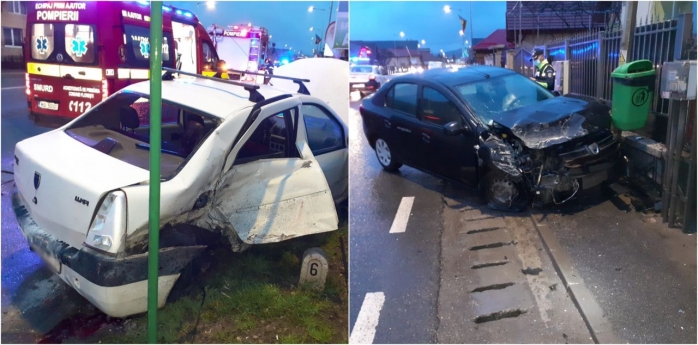 FOTO. Accident DUR pe Avram Iancu, Florești! Un bătrân de 70 ani, transportat urgent la spital