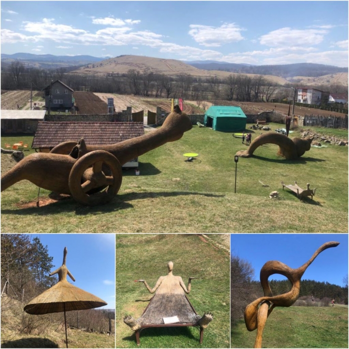 Parcul de sculptură Arkhai, escapada perfectă lângă Cluj-Napoca