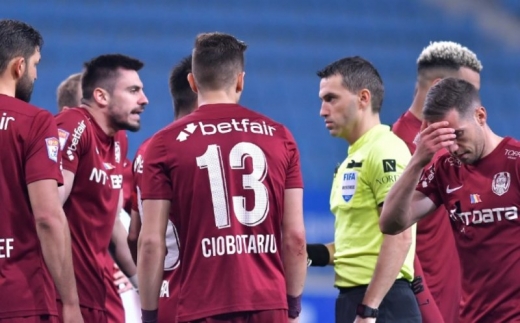 CFR Cluj, în topul echipelor cu cele mai puține faulturi în Liga 1