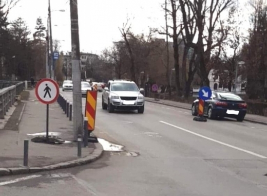 Șantier în Centrul Clujului. Mai multe străzi din jurul Parcului Central, modernizate