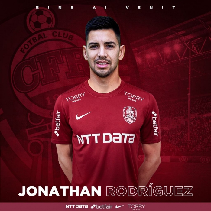 Jonathan Rodriguez a semnat cu CFR Cluj