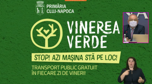 Cluj-Napoca a depășit 50% populație vaccinată! Boc: „A venit Vinerea Verde! De vineri puteți circula fără bilet”