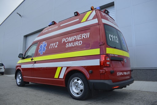 Accident rutier în Cluj, pe DN1 E60. O persoană a fost transportată la spital