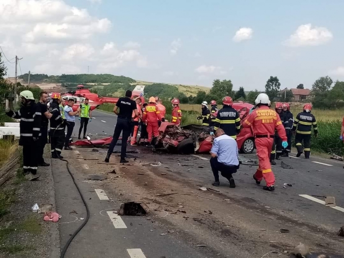 Femeia rănită grav în ACCIDENTUL de la Mihăeiști are nevoie URGENTĂ de SÂNGE