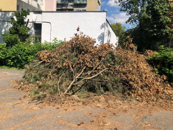 FOTO. Cartierul Gheorgheni, ca după bombardament