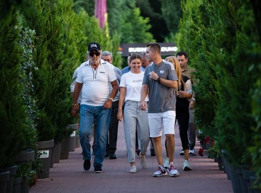 Simona Halep, în vizită la Cluj