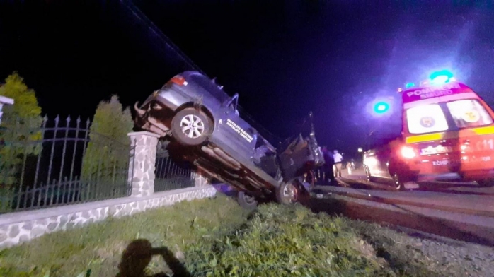 Accident GRAV pe un drum din Bistrița-Năsăud! Trei copii și părinții lor au ajuns la SPITAL 