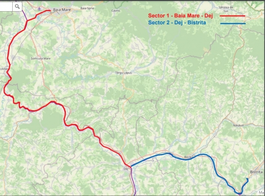 Licitație relansată pentru Autostrada Nordului, care va funcționa și ca centură ocolitoare pentru Dej