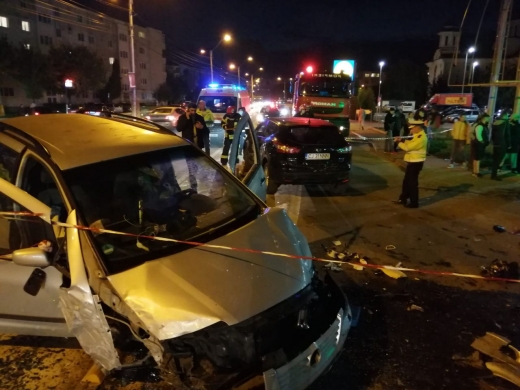 Accident în Turda! Trei mașini avariate serios