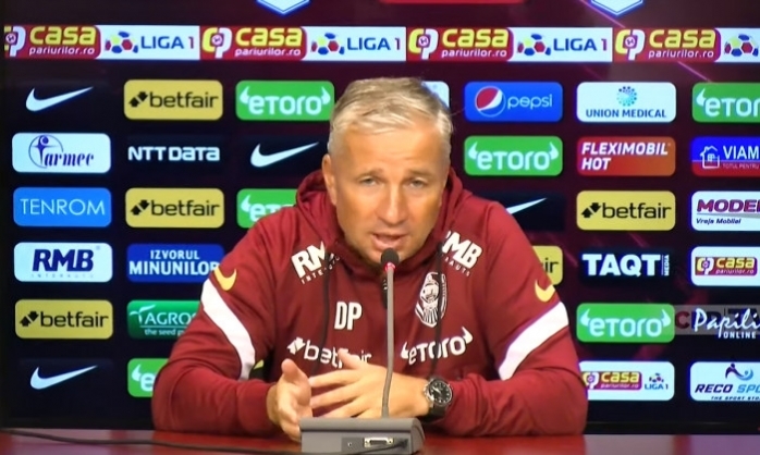 Dan Petrescu, după CFR Cluj - UTA: „A fost o victorie norocoasă, trebuie să recunoaștem”.