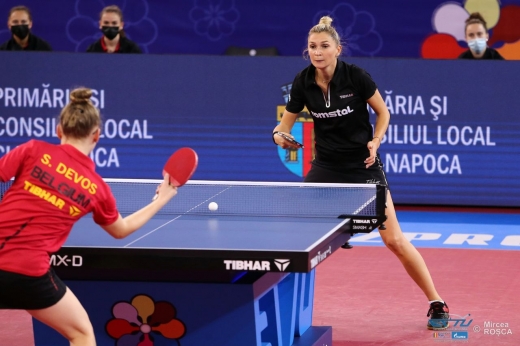 Victorii pentru echipele României la Campionatele Europene de tenis de masă de la Cluj-Napoca