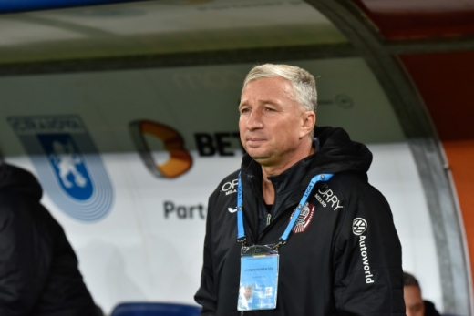 Dan Petrescu, dezamăgit după CFR Cluj - Gaz Metan 2-1: „În prima repriză, eu și echipa am arătat foarte rău”.