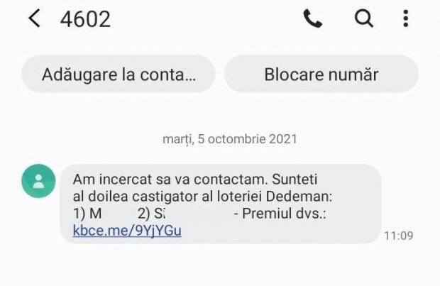 Ce trebuie să faci dacă primești mesaj că ai câștigat la „Loteria Dedeman”