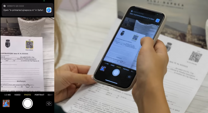 Amenzile de la Poliția Locală, plătite online cu codul QR. Emil Boc: „Un nou pas pentru digitalizare” VIDEO
