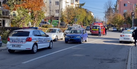 Pieton de 77 de ani din Dej, lovit de o mașină. A fost dus de urgență la spital. VIDEO