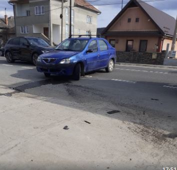 Accident rutier în Gilău cu implicarea unei motociclete Un clujean a