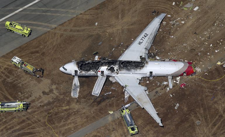 Avionul companiei Asiana Airlines prăbușit pe pista din San Francisco