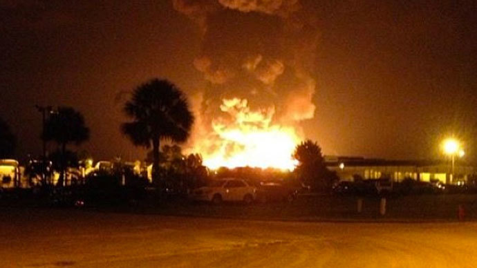 Mai multe explozii au avut loc la o instalaţie de gaze în ţinutul Lake (Florida)