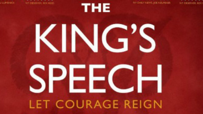 Afis "Discursul Regelui/King's Speech”