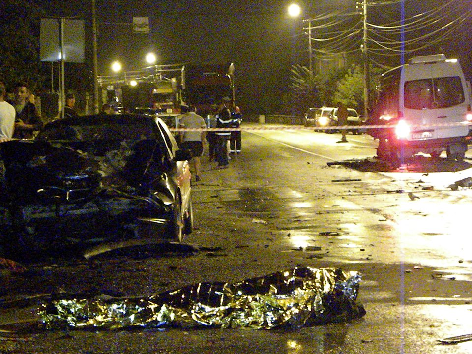 Accident cumplit în Turda (Sursa foto: turdanews.net)