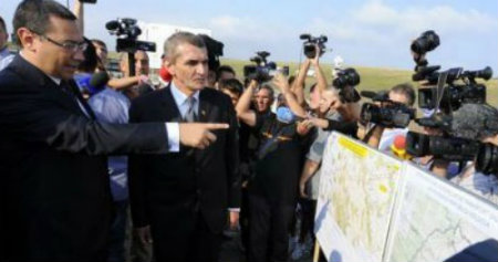 Victor Ponta la inaugurarea gazoconductului Iași-Ungheni