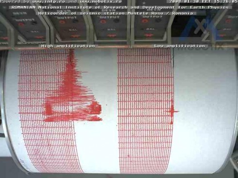 Două cutremure cu magnitudini de 3,3 și respectiv 3,4 grade pe scara Richter s-au produs miercuri dimineața în Moldova