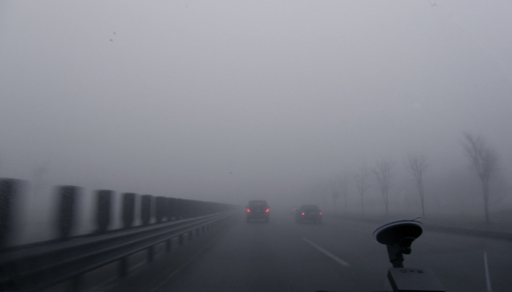Cod galben de ceață în județul Cluj