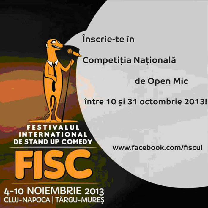 S-a dat startul Competiţiei Naţionale de Open Mic din cadrul FISC 2013