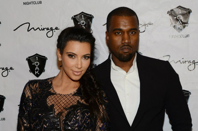 Kanye West şi Kim Kardashian