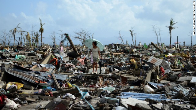 Imagini cutremurătoare după trecerea taifunului Haiyan - FOTO