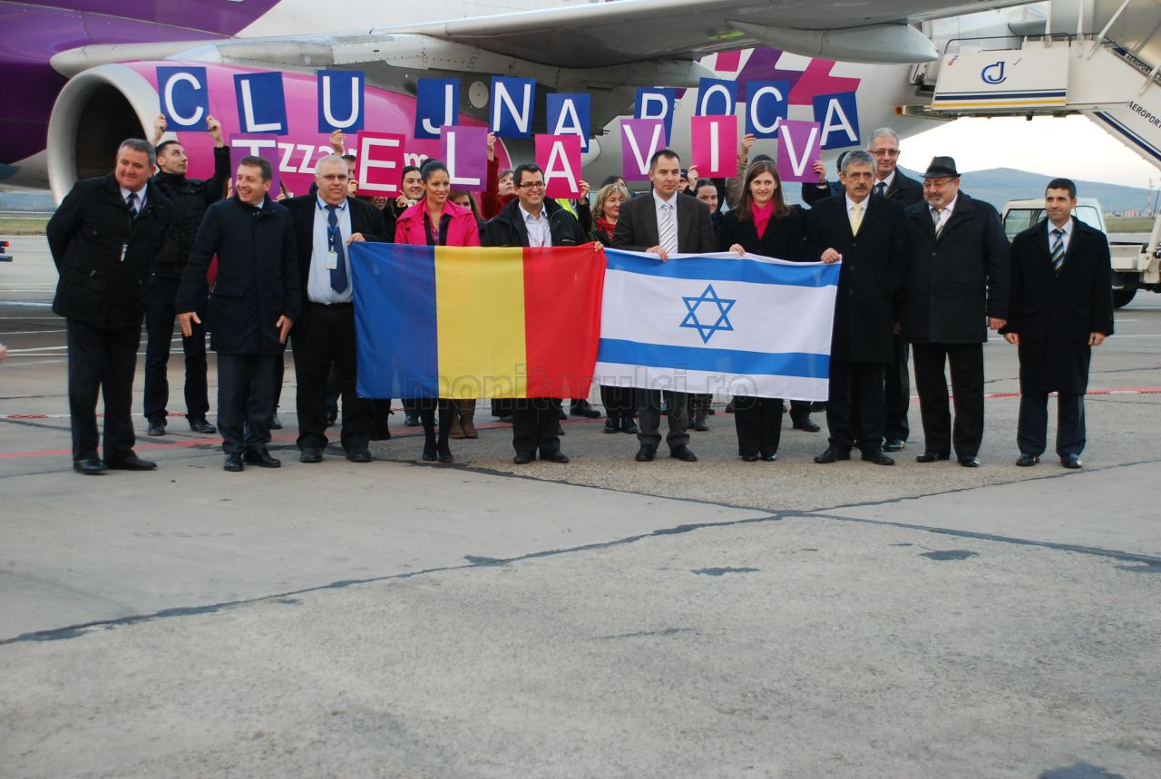 Primul avion cu destinaţia Tel Aviv a decolat de pe Aeroportul Internaţional „Avram Iancu” Cluj