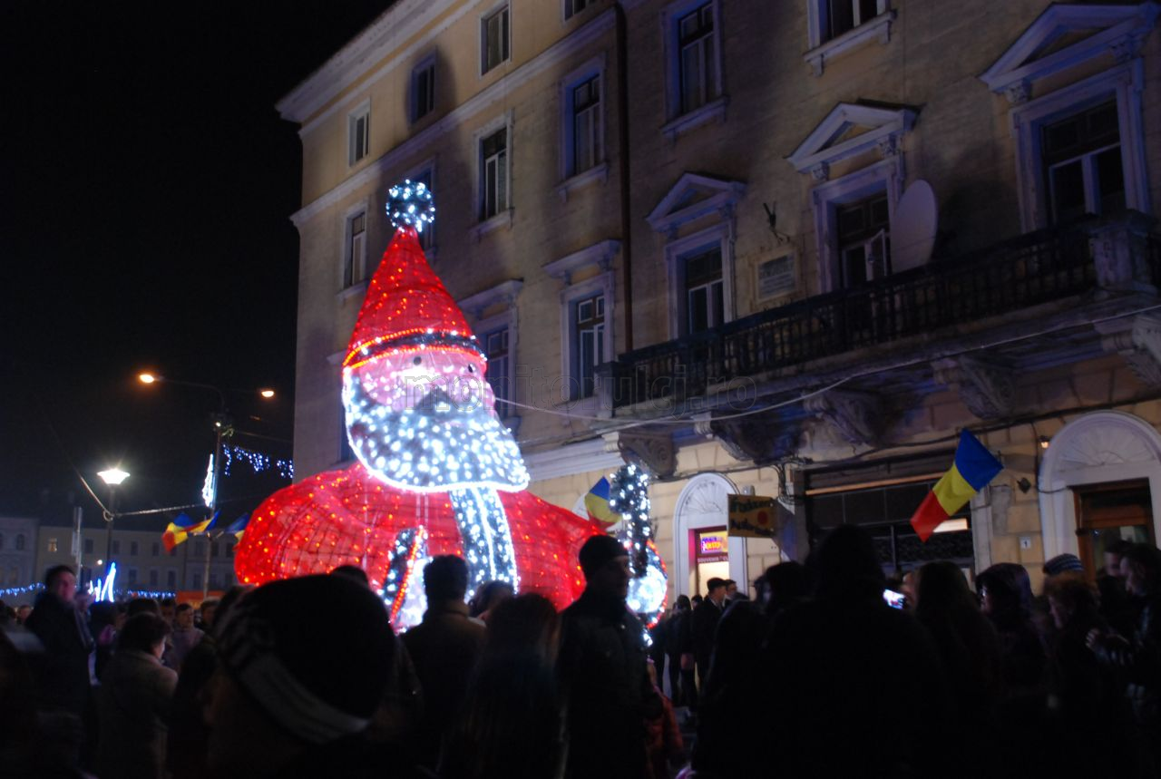 Iluminat festiv Cluj 2013