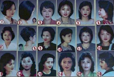 Tunsorile femeilor din Coreea de Nord