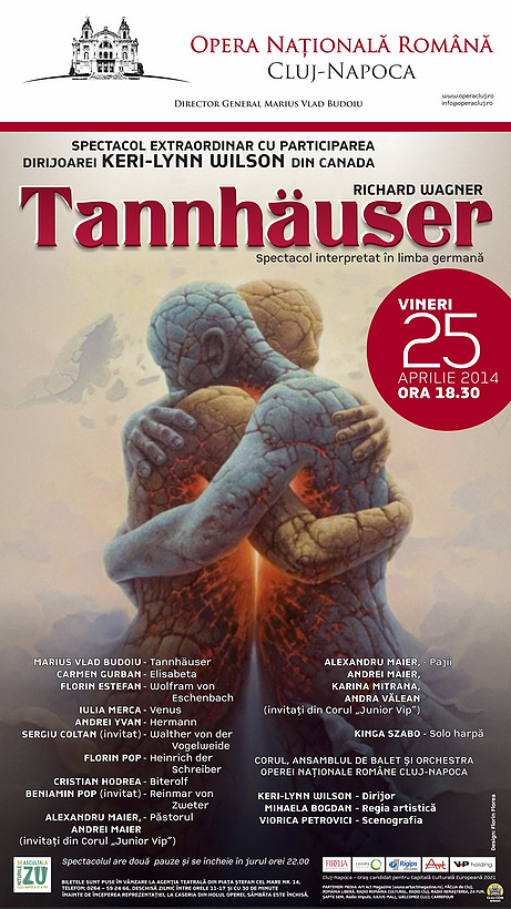 Spectacolul “Tannhäuser” de Richard Wagner la Opera din Cluj-Napoca