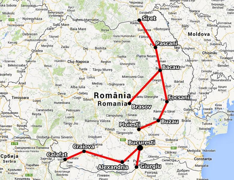 Harta viitoarelor autostrăzi. Foto: www.hotnews.ro