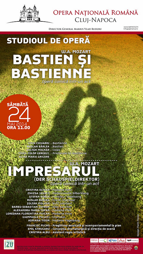 Muzicalul „Bastien și Bastienne” la Opera Română din Cluj-Napoca