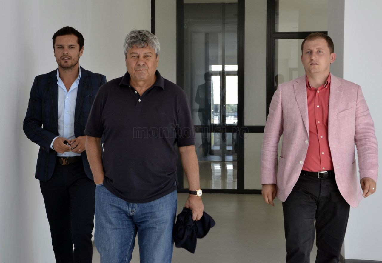Mircea Lucescu, Vlad Munteanu și Radu Rațiu