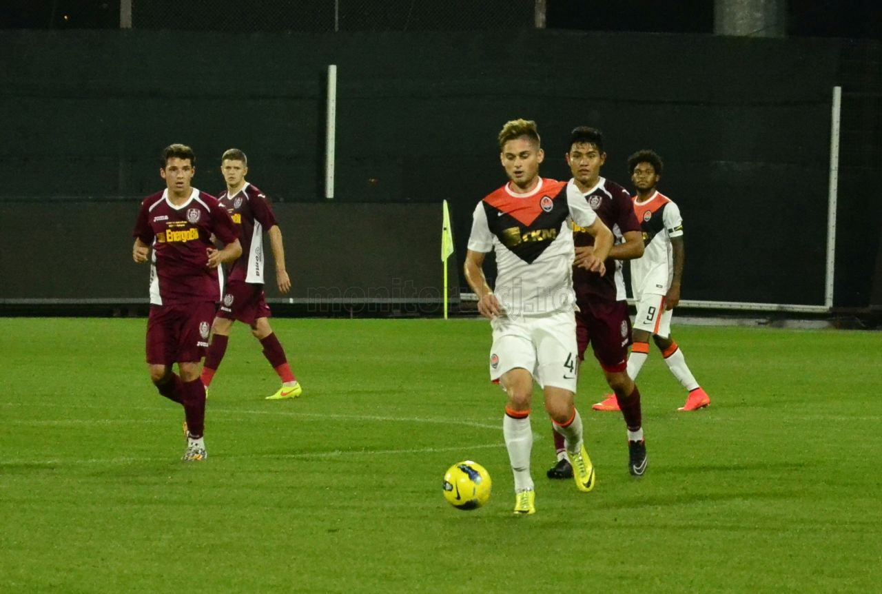 Cătălin Carp a jucat 20 de minute pentru Șahtior Donețk împotriva CFR Cluj