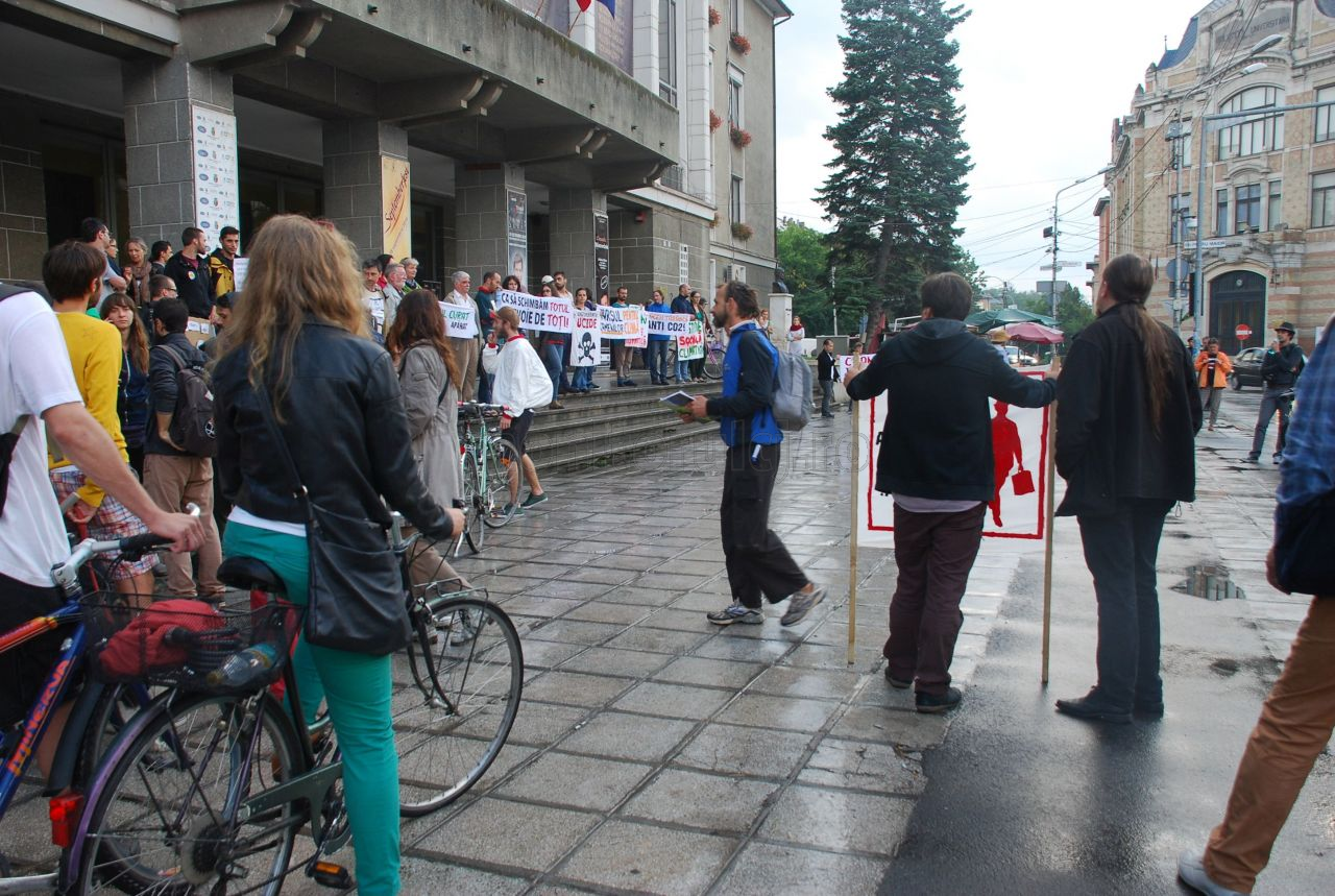 Protest schimbări climatice Cluj