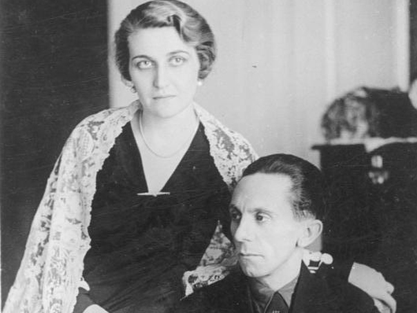 Magda şi Joseph Goebbels. Sursă foto: Wikipedia