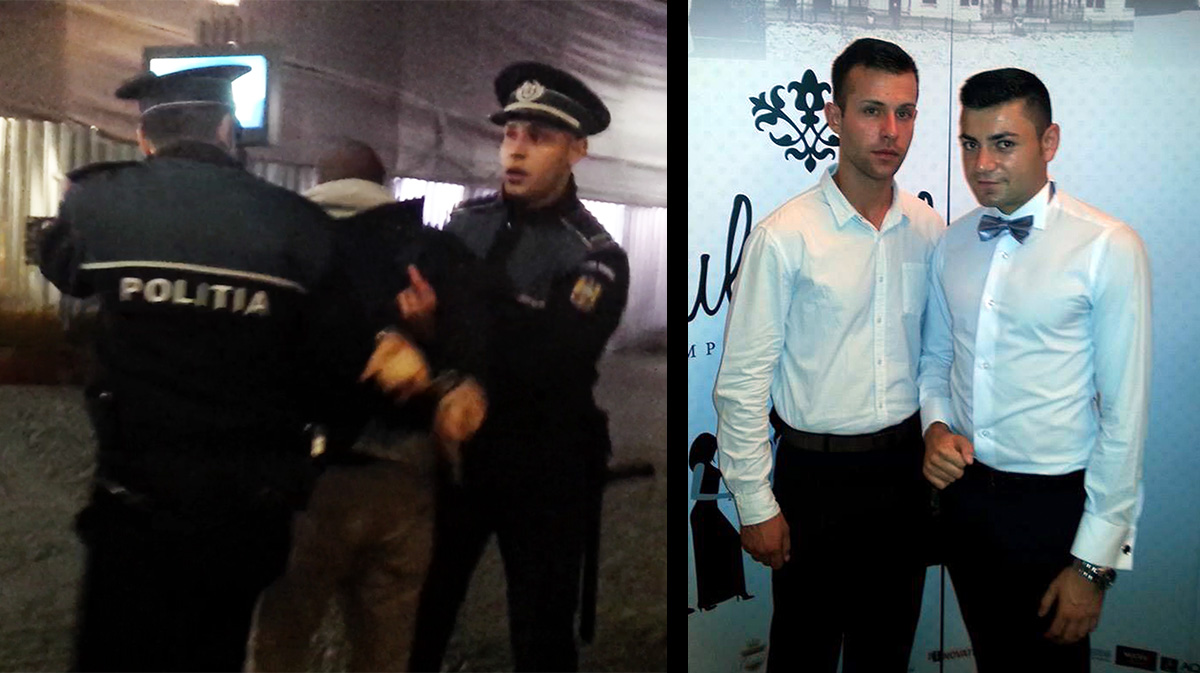 sursa foto: casajurnalistului.ro. Cei doi poliţişti care l-au bătut pe jurnalist