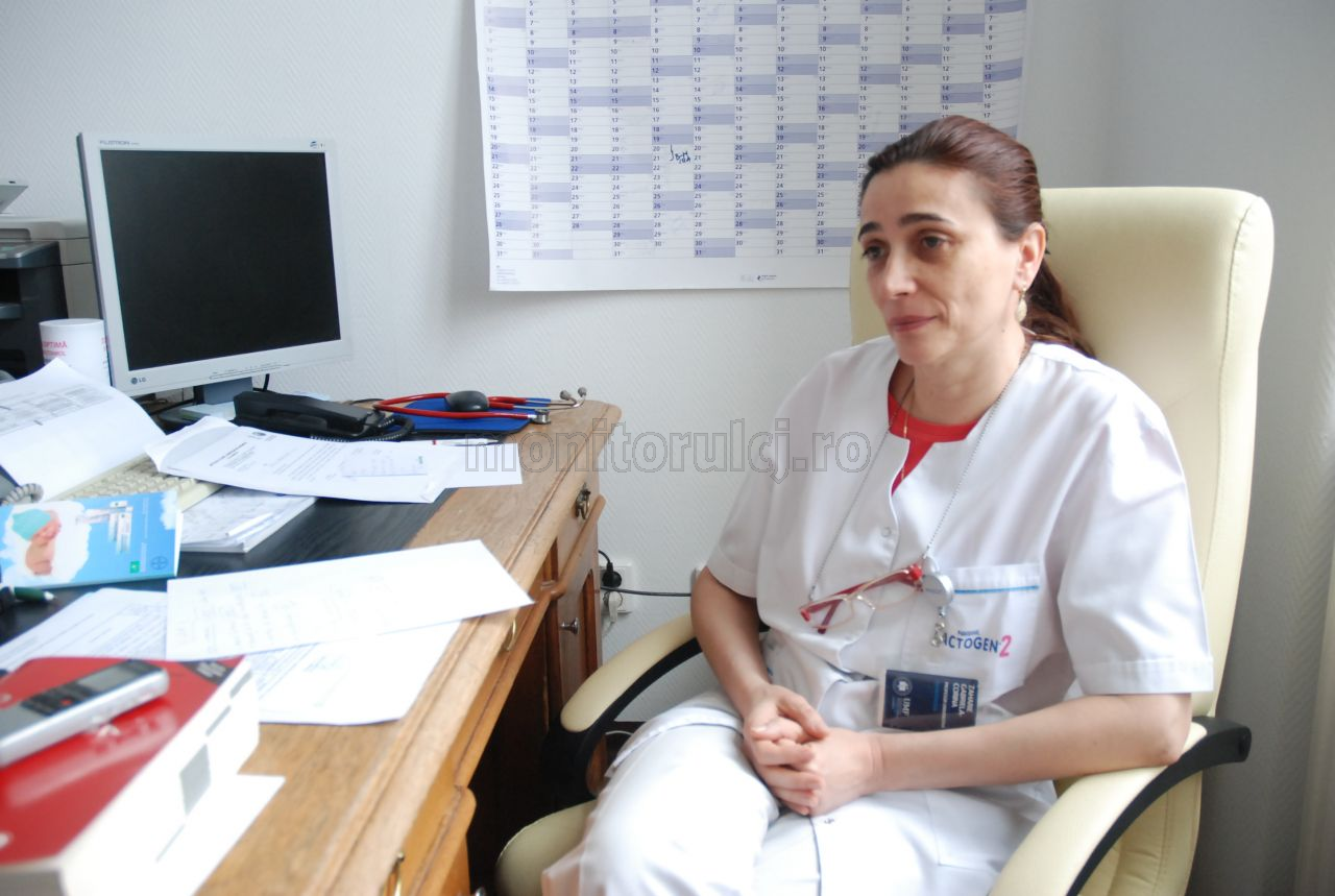 prof. univ. dr. Gabriela Zaharie, şeful Secţiei Neonatologie din cadrul Clinicii de Ginecologie I