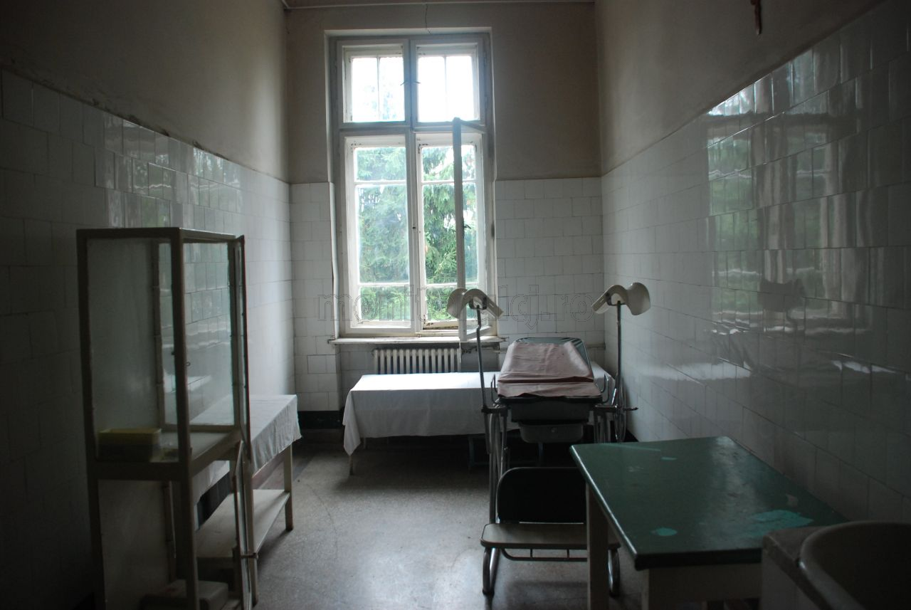 Spitalul din Mociu înainte să fie închis
