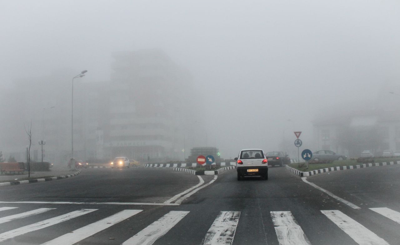 Cod Galben de ceață în Cluj