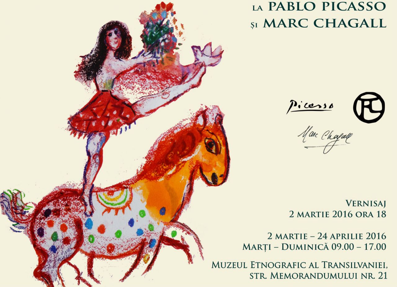 Litografii de Picasso, la Muzeul Etnografic din Cluj-Napoca