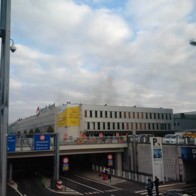 Momentul exploziilor pe aeroportul Bruxelles
