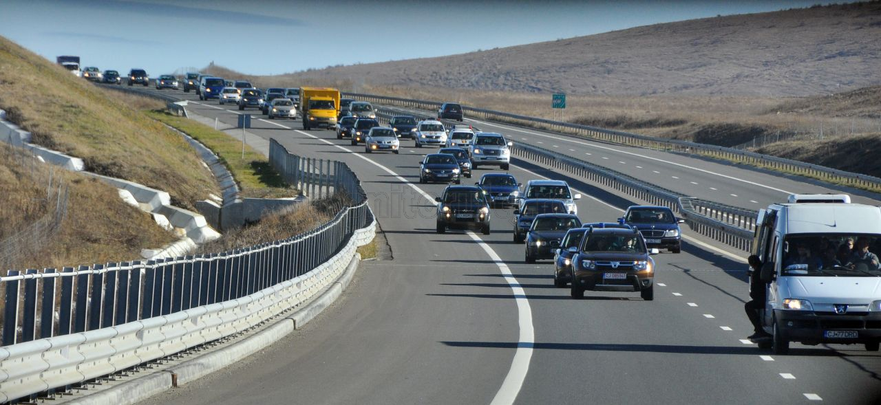 România are 747 km de autostradă și 10.000 km de drumuri de pământ
