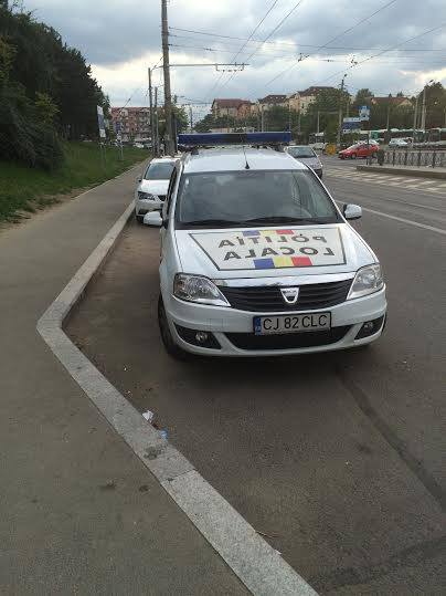 În Cluj, primii care nu respectă legea sunt poliţiştii locali